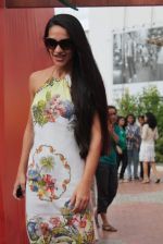 Tara Sharma promotes Kissan in Malad on 2nd May 2012 (8).JPG